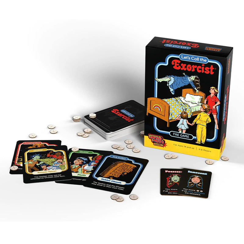 Cryptozoic Entertainment Let's Call The Exorcist: Steven Rhodes Games VOL. 2 - Dark Retro Social Deduction Game, Ages 14+, 4-8 Players, 20-45 Min (CZE29484)