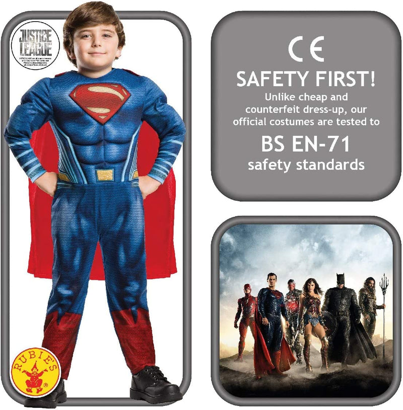 Superman Costume Kids Deluxe Justice League