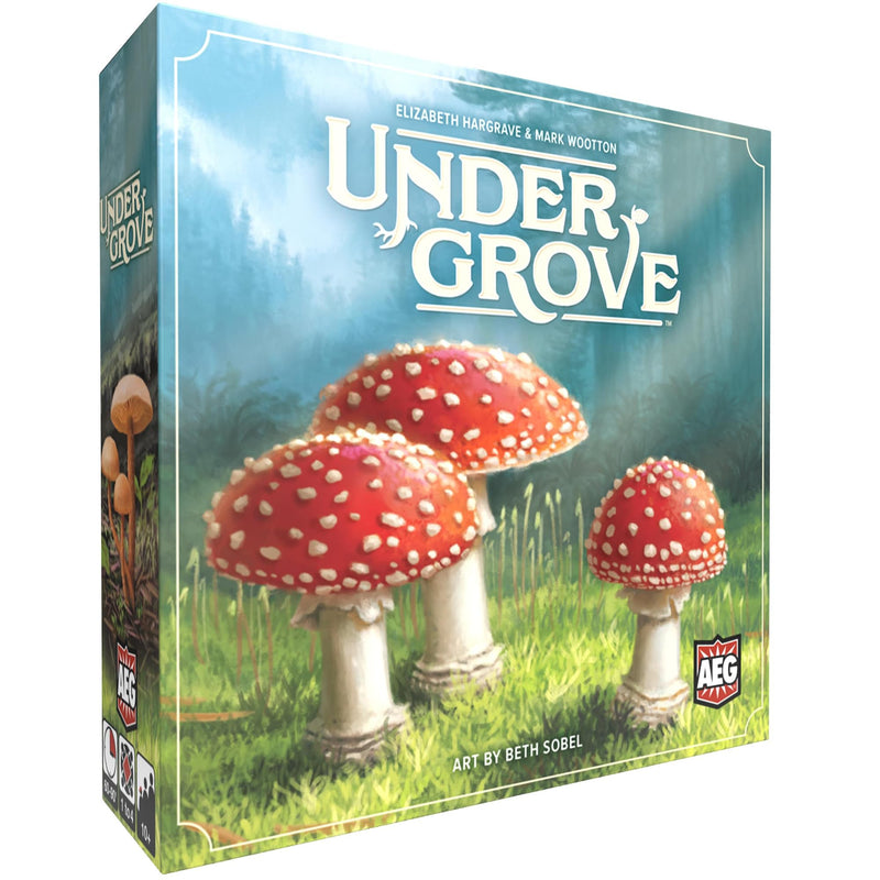 AEG Undergrove | Tile Placement and Pick-up and Deliver Board Game | Trade Nutrients with Fungi to Grow New Trees | 1-4 Players | Ages 10+