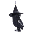 Owlocen Black Witch Owl Hanging Decorative Ornament 12cm 4