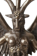 Baphomet Occult Mystical Figurine Bronze Gothic Ornament 24cm 5