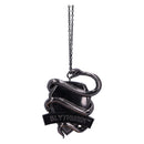 Harry Potter Slytherin Crest Silver Weighted Hanging Ornament 6.3cm 2