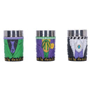 DC Batman Villain Mini Cup Set Featuring The Joker Riddler and Penguin Super-Villain Collectible 2