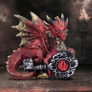 Keeper of the Key Red a Dragon Guardian Figurine 9cm 7