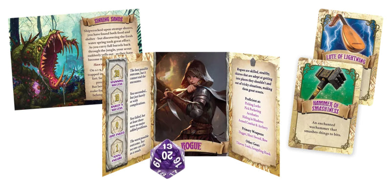 Adventure Party: The Role Playing Party by Smirk & Dagger, Party Board Game, for 3 to 8 Players and Ages 14+