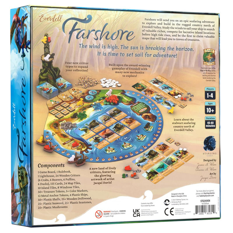 Everdell Farshore - by Starling Games - 1-4 Player Stand-alone Game in the World of Everdell