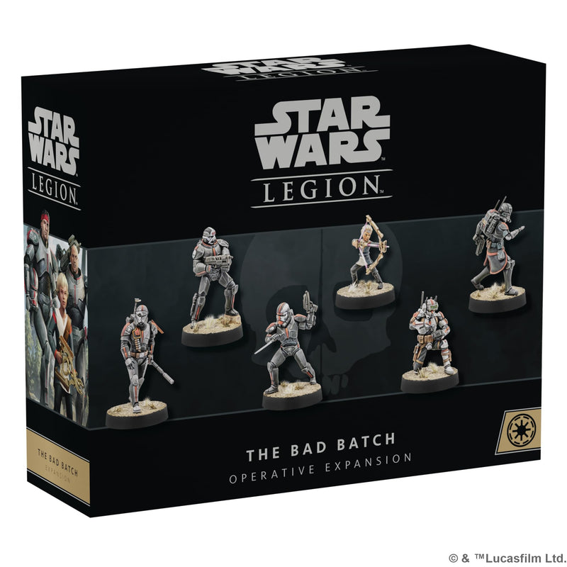 Atomic Mass Games Star Wars: Legion Bad Batch Expansion - Clone Force 99 Miniatures Pack! Tabletop Miniatures Strategy Game for Kids & Adults, Ages 14+, 2 Players, 3 Hour Playtime