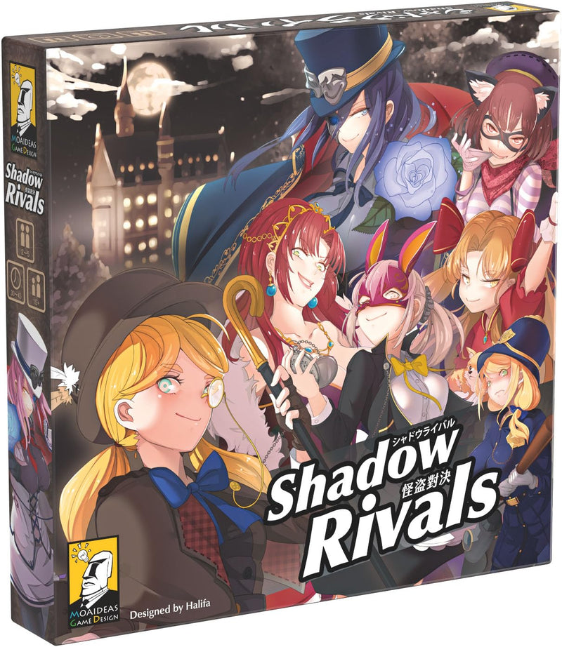 Moaideas Game Design Shadow Rivals Leading a Team of 8 Skillful Bandits in This Strategy Game | 2-5 Players |30-40 Min Playtime