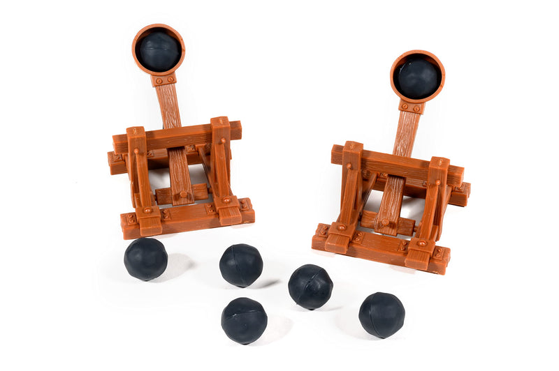 Vesuvius Media | Catapult Feud | Board Game | Ages 7+ | 2 Players | 30-45 Minutes Playing Time