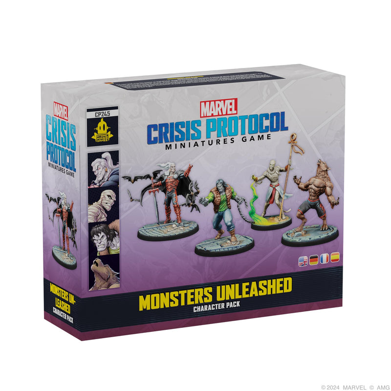 Atomic Mass Games Marvel: Crisis Protocol Tomb of Dracula Character Pack - Add Supernatural Legends to Your Team! Tabletop Superhero Game, Ages 14+, 2 Players, 90 Min Playtime, Made