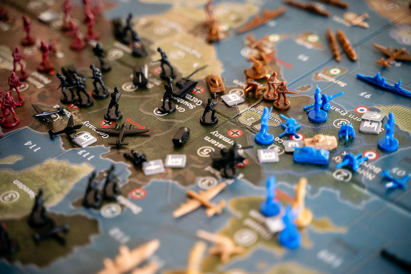 Renegade Game Studios Axis & Allies: 1940 Europe Second Edition -WWII War Miniatures Strategy Board Game, Renegade, Age 12+, 2-5 Players, 6Hr