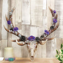 Antlers of Eden Floral Decorated Animal Deer Skull 45cm 3