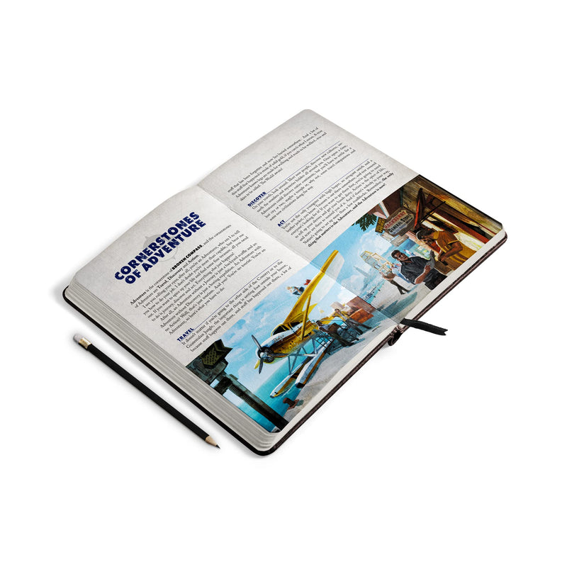 Broken Compass Adventure Journal Core Book Roleplaying Game Inspired by Movies