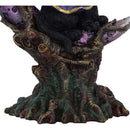 Grimalkin Witches Familiar Black Cat and Crescent Moon Figurine 18.5cm 5