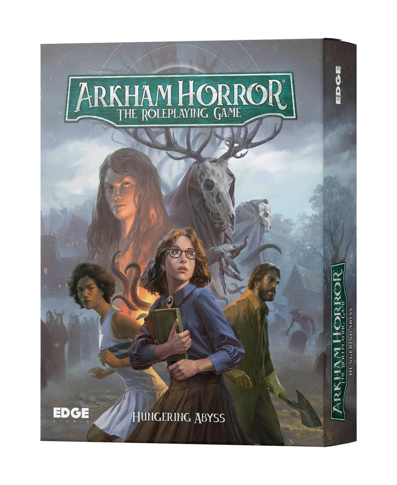 EDGE Studio Arkham Horror The Roleplaying Game Hungering Abyss Starter Set - Immersive RPG Adventure with Dynamic Pool System! Ages 14+, 2-6 Players, 1+ Hour Playtime, Made