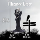 Eternal Embrace Gothic Skeletons Figurine 24cm Polyresin Painted Statue 9