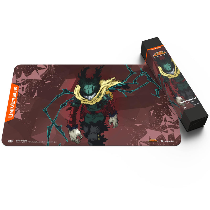 UniVersus: My Hero Academia: Dark Hero Arc Playmat- 24 x 14 Neoprene Mat, Tabletop Card Game Accessory, UVS Games, Officially Licensed