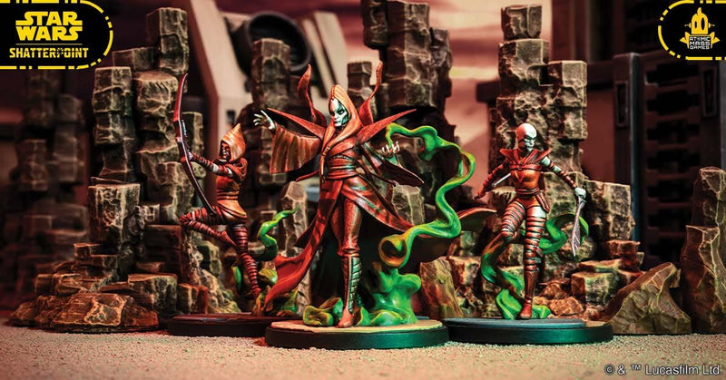 Star Wars Shatterpoint Witches of Dathomir SQUAD PACK - Tabletop Miniatures Game, Strategy Game for Kids and Adults, Ages 14+, 2 Players, 90 Minute Playtime, Made by Atomic Mass Games