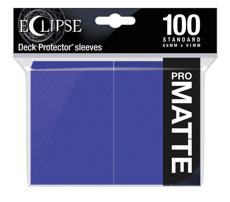 100 Ultra Pro Standard Sleeves - Eclipse Matte (66 x 91 mm)