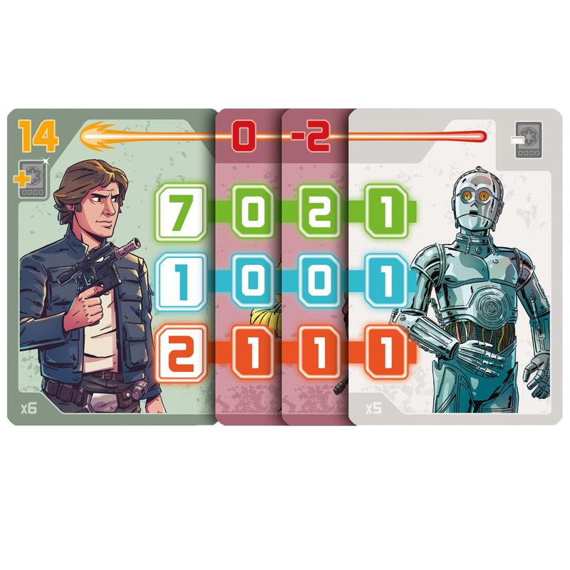 Zygomatic Star Wars: Bounty Hunters Card Game - Fast-Paced Strategy for Aspiring Galactic Hunters, Family-Friendly Drafting Game for Kids and Adults, Ages 10+, 2-6 Players, 20 Minute Playtime, Made