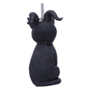 Pawzuph Black Horned Cat Hanging Decorative Ornament 10cm 3