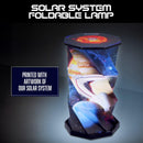 Solar System Foldable Lamp 21cm Rechargeable Powered USB 3