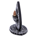 Black and White Spirit Board Planchette Backflow Incense Burner 15cm 5