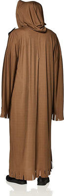 Jawa Costume Hooded Brown Robe Light Up Eyes Star Wars Adult