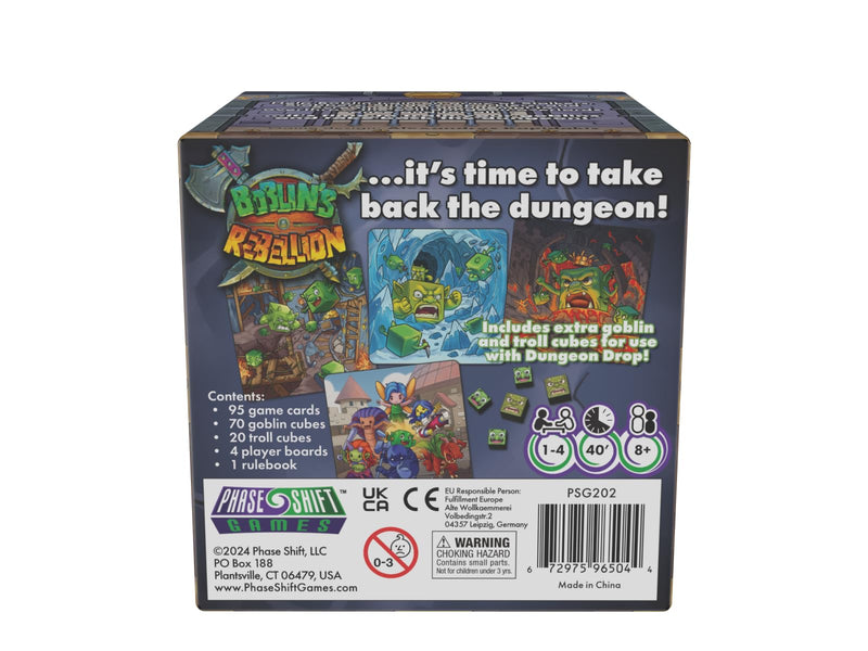 Boblin's Rebellion | 1-4 Player Board Game | Manage Goblins to take Back The Dungeon!