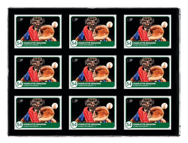 Ultra PRO Black Border ONE Touch 9 Graded Card Display Case Show Off Protect