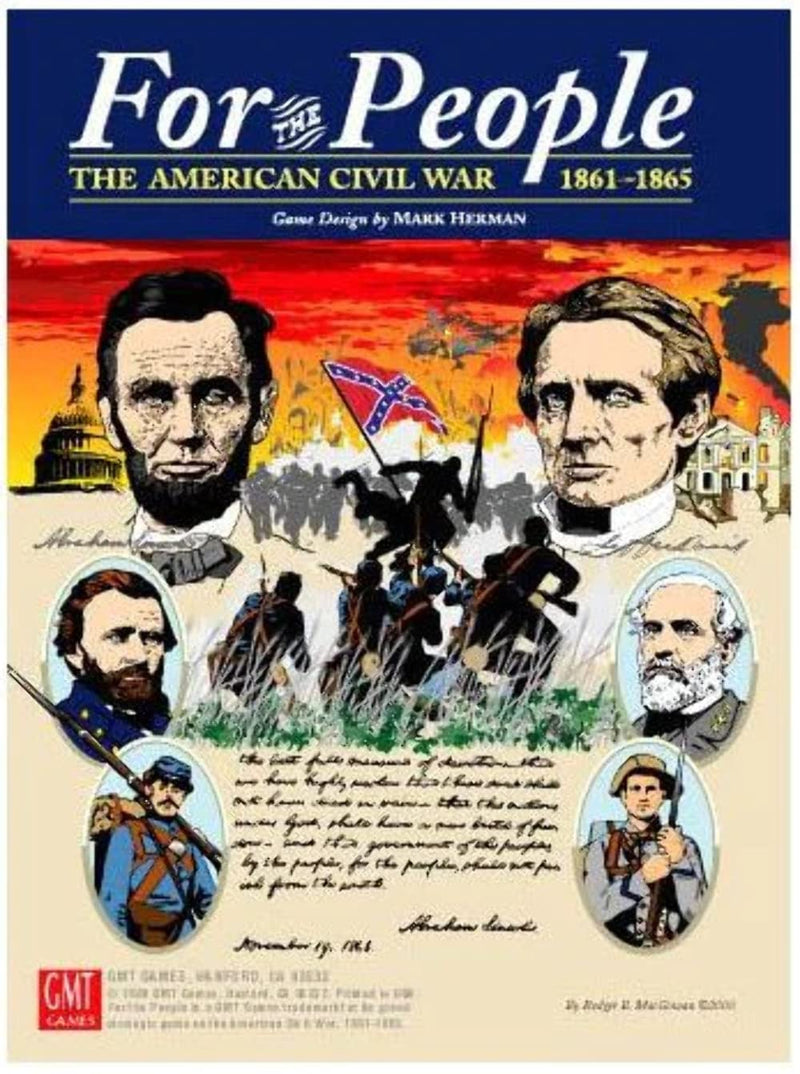 GMT: For the People II, the American Civil War 1861-1865, Board Game 3rd Edition