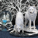 Warriors of Winter Wolf Figurine by Lisa Parker Snowy Ornament 35cm 8