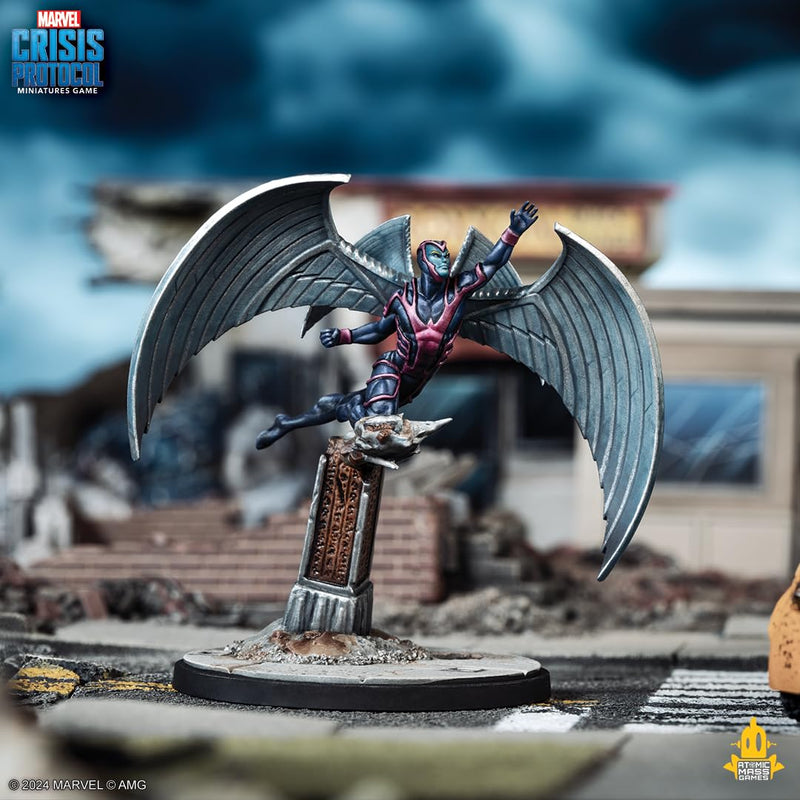 Marvel: Crisis Protocol Angel & Archangel Character Pack - X-Men Expansion Set, Tabletop Superhero Game, Ages 14+, 2 Players, 90 Min Playtime, Made by Atomic Mass Games