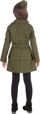 WWII Soldier Girl Kids 1940s Costume