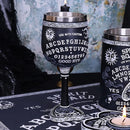 Black and White Spirit Board Goblet Glass 8