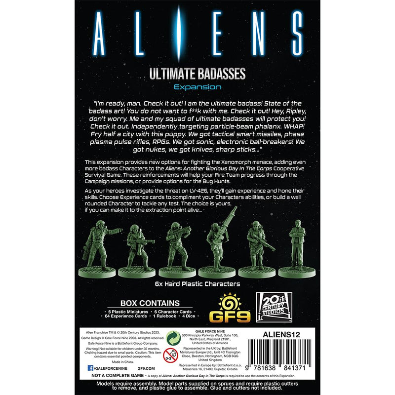 Gale Force Nine - Aliens- Ultimate Badasses Expansion