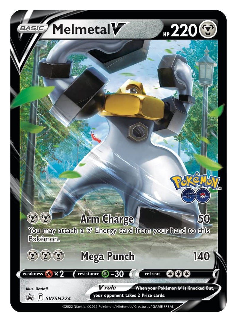 Pokémon TCG: Pokémon GO Melmetal V Battle Deck (60 Cards, Ready to Play)