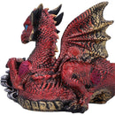 Keeper of the Key Red a Dragon Guardian Figurine 9cm 6