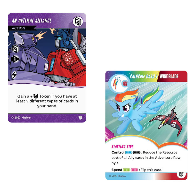 Renegade Games: My Little Pony: DBG Collision Course A Transformers Crossover Expansion - Adventures in Equestria Deck-Building, Ages 14+, 1-4 Players