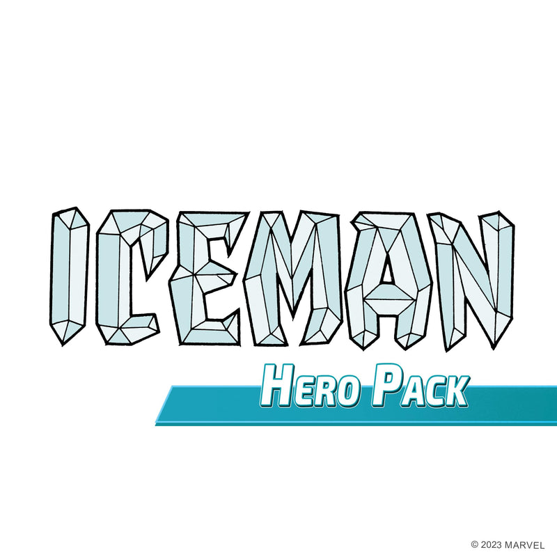 Fantasy Flight Games Marvel Champions The Card Game Iceman Hero Pack - Superhero Strategy Game, Cooperative Game for Kids and Adults, Ages 14+, 1-4 Players, 45-90 Minute Playtime