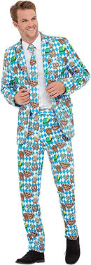 Oktoberfest Beer Festival Adult Blue Suit