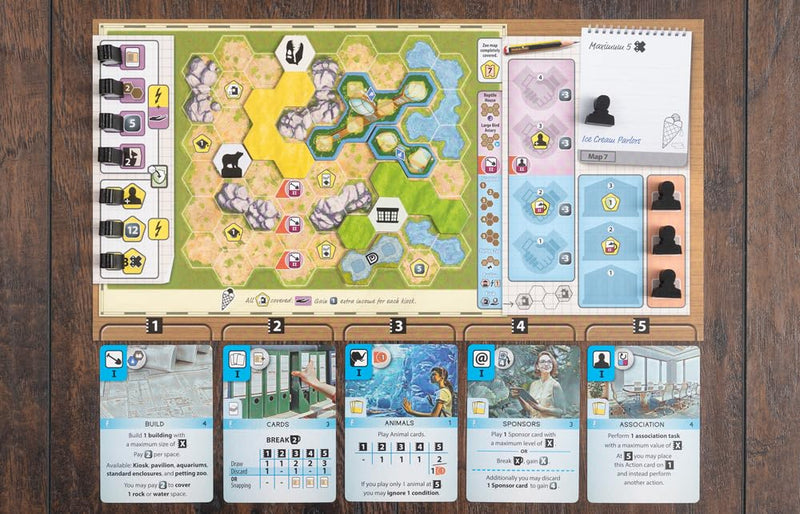 Capstone Games: Ark Nova: Marine Worlds Strategy Board Game Expansion