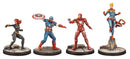 Atomic Mass Games Marvel: Crisis Protocol Avengers Affiliation Pack - Earth's Mightiest Heroes in One Box! Tabletop Superhero Game, Ages 14+, 2 Players, 90 Minute Playtime, Made