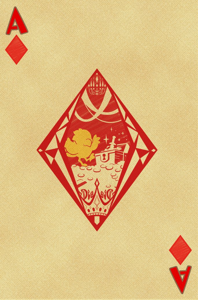 Square Enix Chocobo Playing Cards