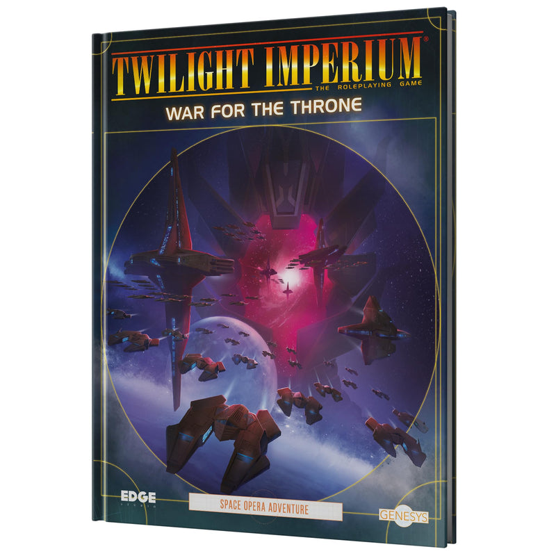 Genesys Roleplaying Game War for The Throne SOURCEBOOK - Save The Galaxy in an Epic Space Adventure! Fantasy Game for Kids & Adults, Ages 14+, 2-8 Players, 1+ Hour Playtime, Made by EDGE Studio