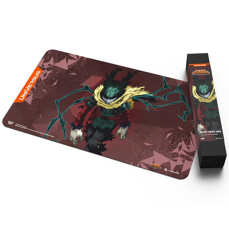 UniVersus: My Hero Academia: Dark Hero Arc Playmat- 24 x 14 Neoprene Mat, Tabletop Card Game Accessory, UVS Games, Officially Licensed