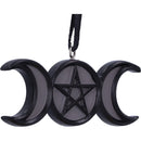 Witching Wares Triple Moon Magic Hanging Ornament 7.5cm 4