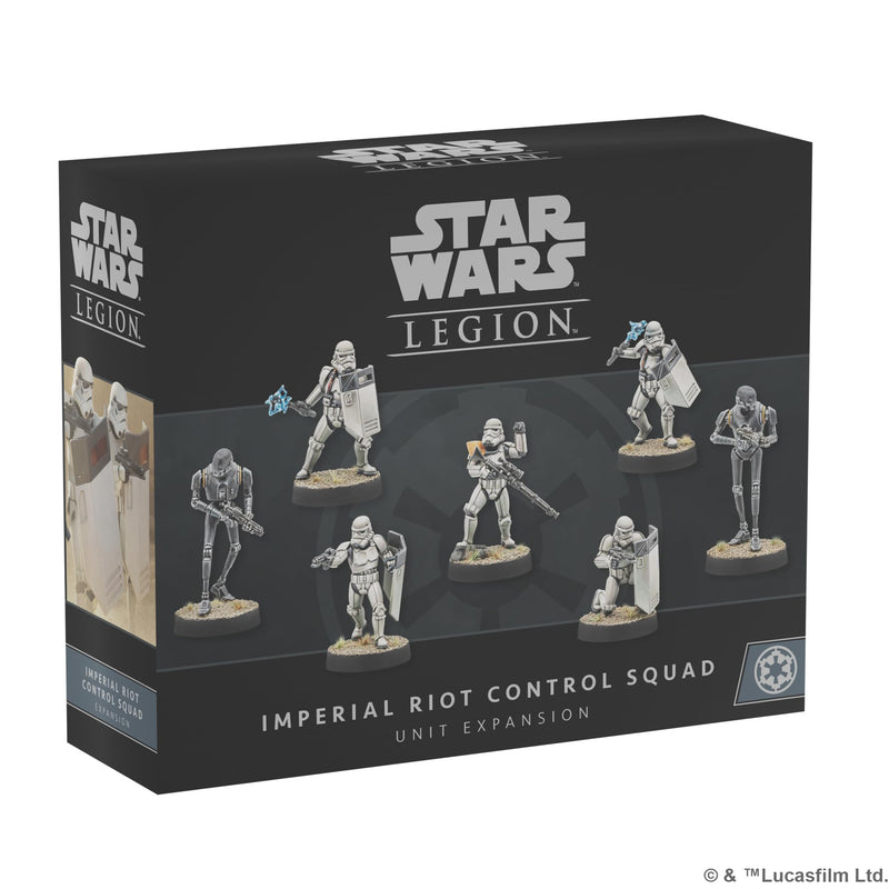 Atomic Mass Games Star Wars: Legion Imperial Riot Control Squad Unit Expansion - Maintain Order! Tabletop Miniatures Strategy Game, Ages 14+, 2 Players, 3 Hour Playtime, Made