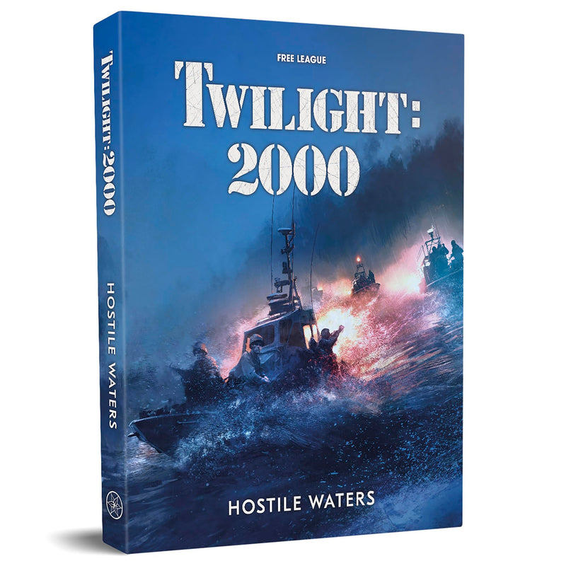 Free League Publishing: Twilight: 2000 Hostile Waters - Campaign Expansion Box Set, RPG Book, Cards, Maps & Tokens, Tabletop Role Playing, New Content