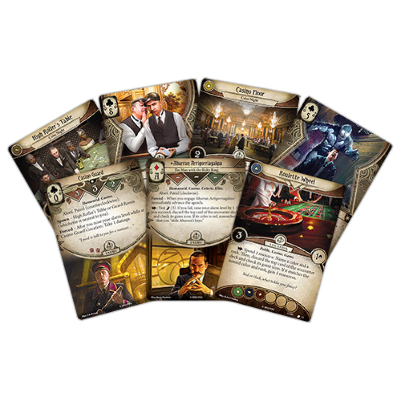 Fantasy Flight Games Arkham Horror The Card Game Fortune and Folly Scenario Pack - Risk It All in a Daring Casino Hesit! Lovecraftian Cooperative LCG, Ages 14+, 1-4 Players, 1-2 Hour Playtime, Made